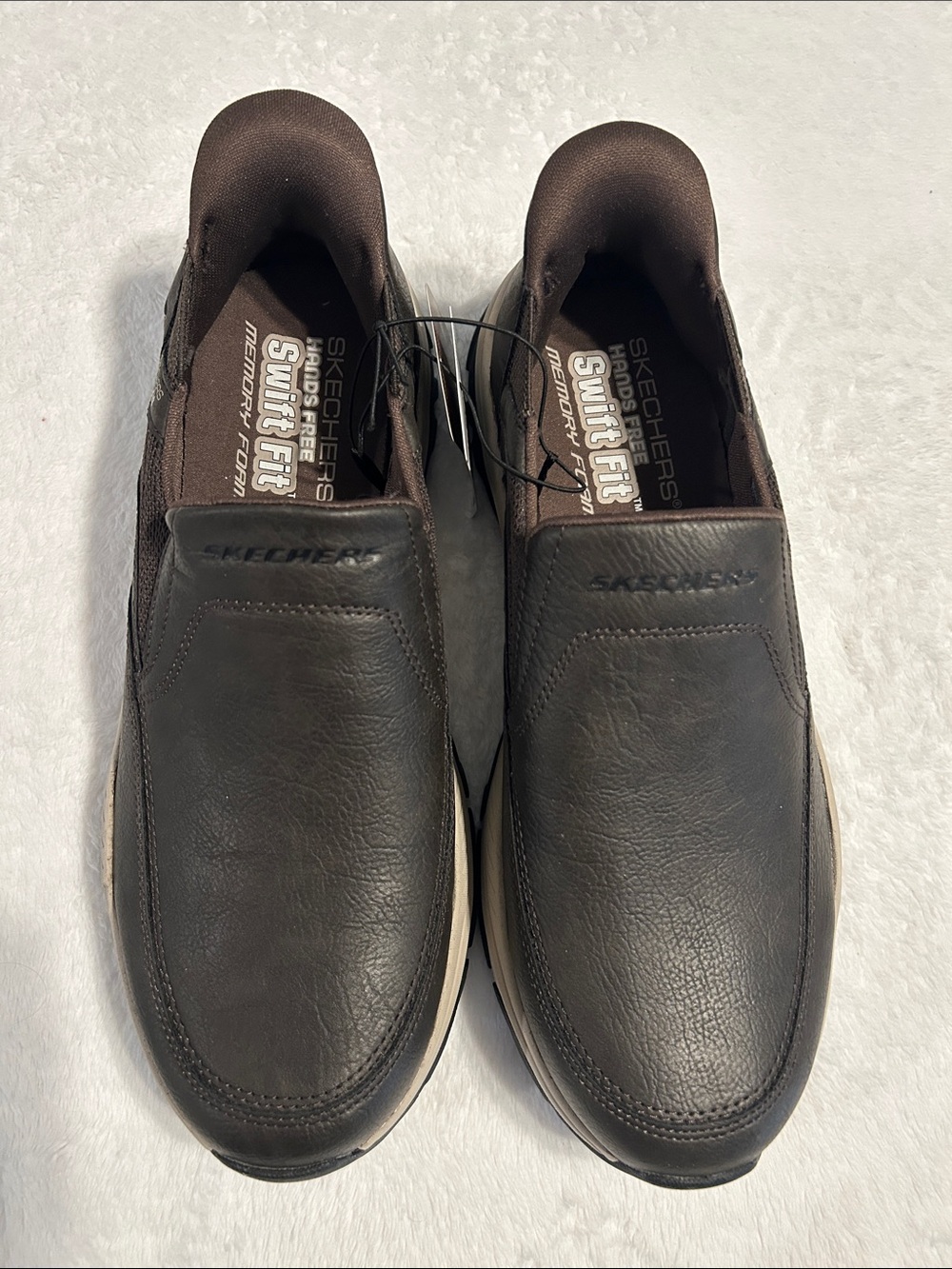 Skechers Men’s hands free swift fit Izaiah slip on Sneakers loafers SZ 11 - Picture 10 of 12